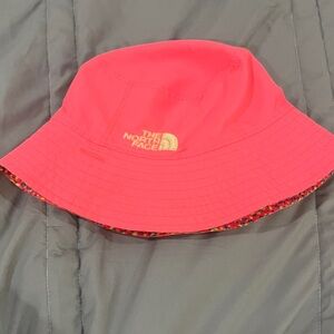 The North Face Hot Pink Reversible Bucket Hat